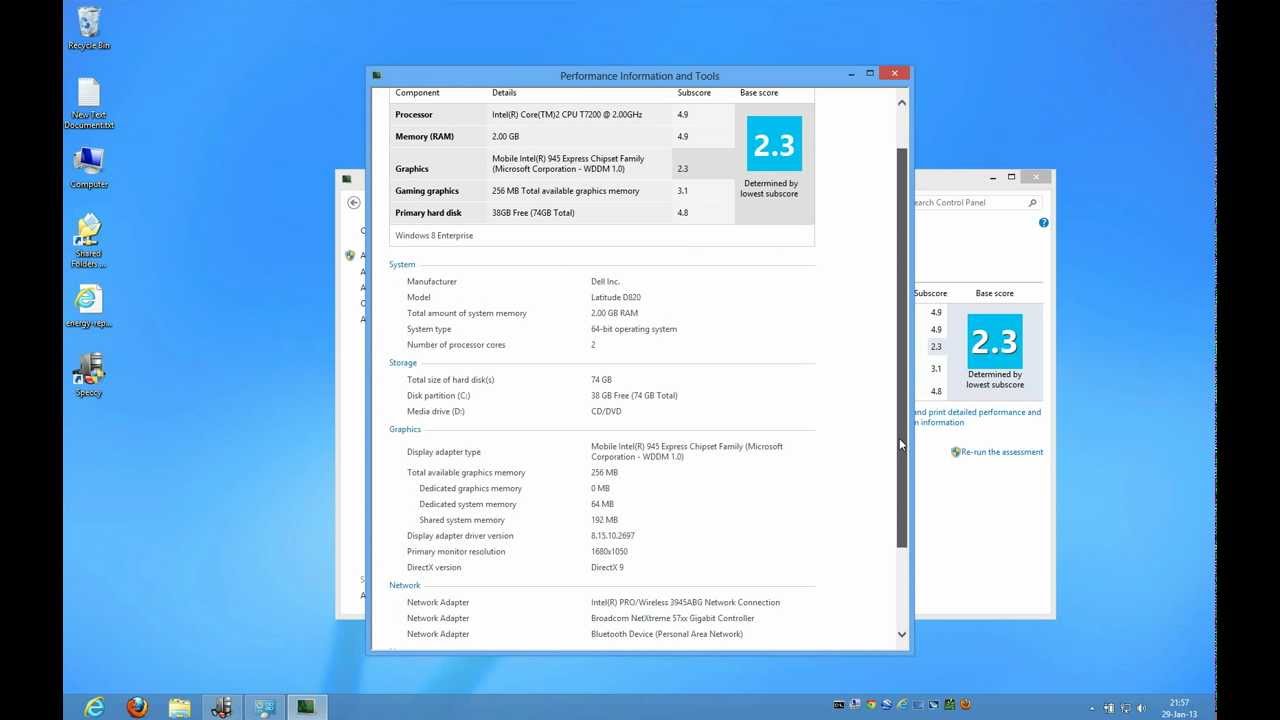Windows 8 on 'low spec' hardware
