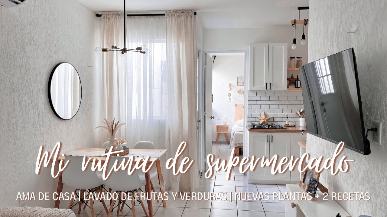 🛒 MI RUTINA DE SUPERMERCADO  🍅🥕🥔 + TAREAS DEL HOGAR | 🪴NUEVAS PLANTAS | CASA PEQUEÑA INFONAVIT 🏠