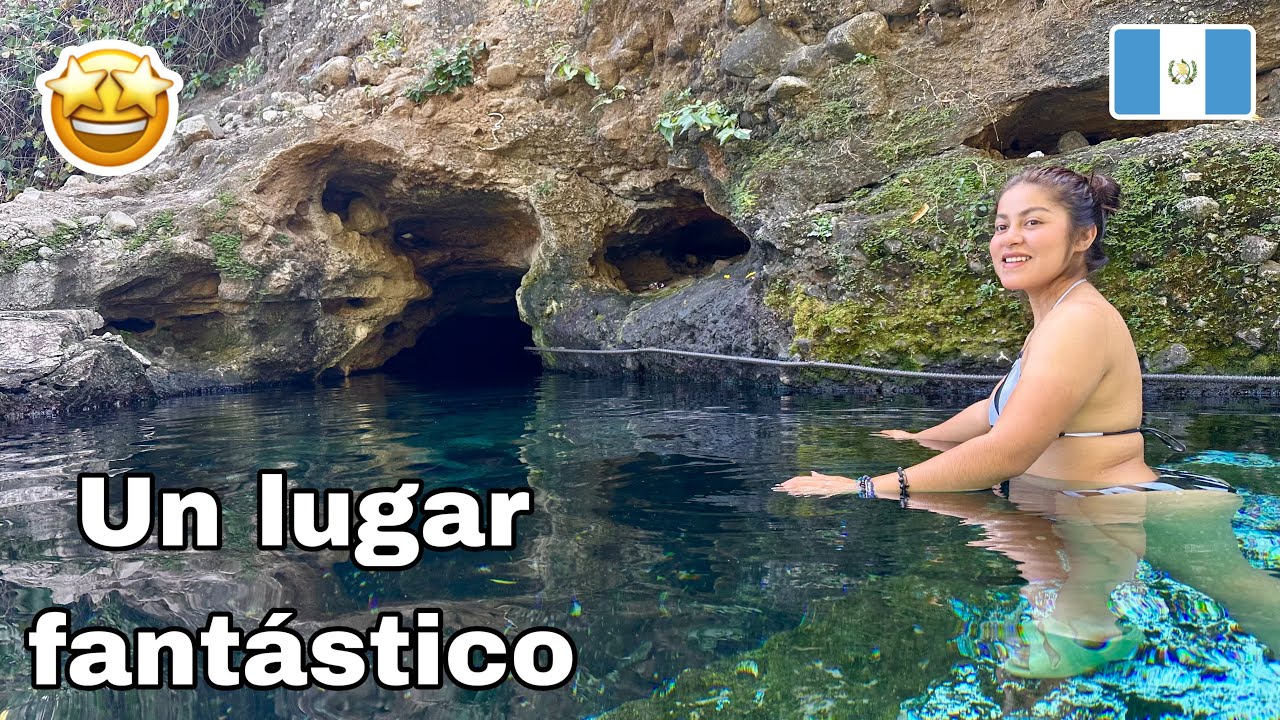 Bañándome en la FAMOSA CUEVA DE ANDÁ MIRÁ en JUTIAPA, GUATEMALA 🇬🇹 Un lugar precioso | Celinaz