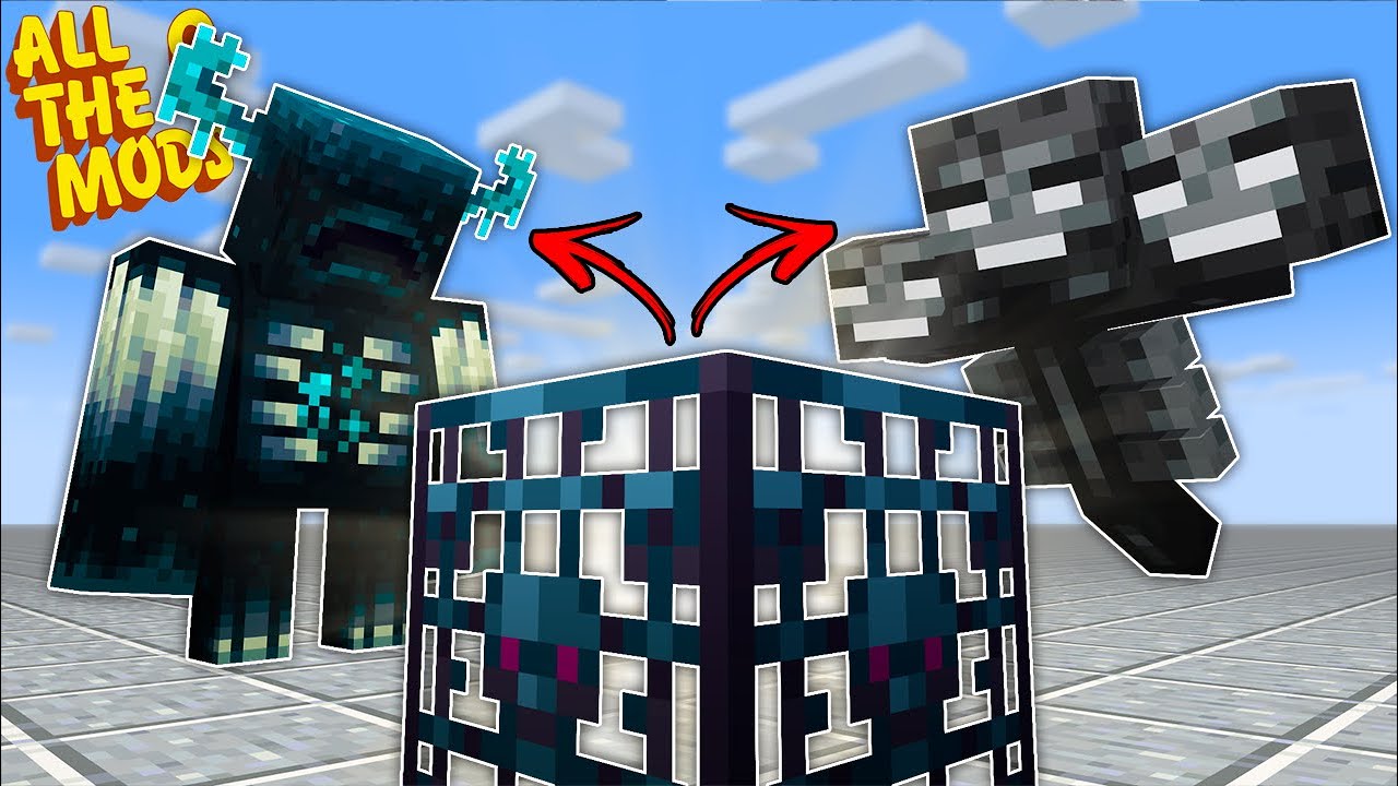 SPAWNER de WITHER E WARDEN!! ISSO NÃO DEVERIA EXISTIR!! - Minecraft ATM 9 #26 (1.20 + Mods)