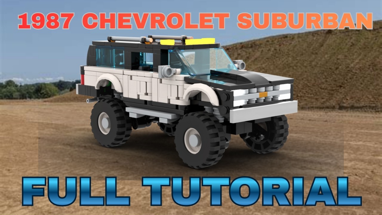 LEGO 1987 Chevy Suburban - FULL TUTORIAL!!