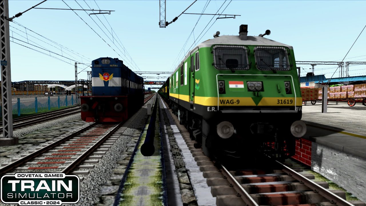 Train Simulator Classic 2024 | WAG-9 Hauling GaribRath Express | Mathura to H. Nizamuddin
