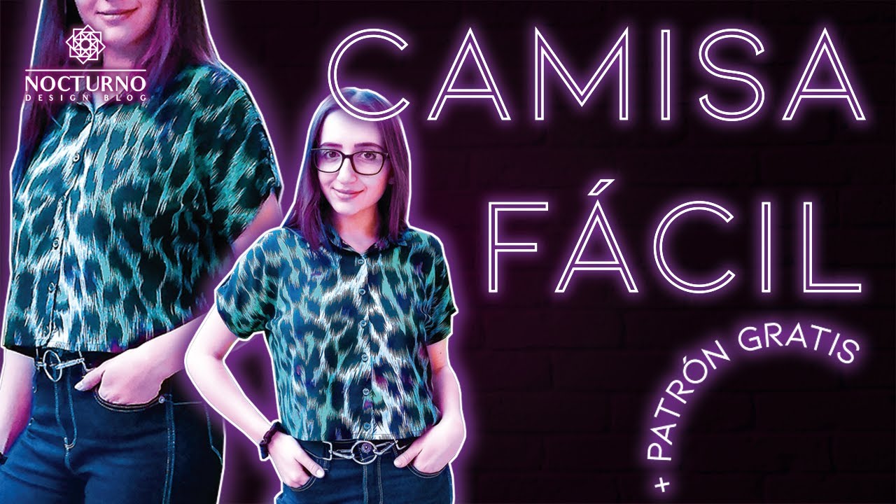 TUTORIAL DIY CAMISA FÁCIL + PATRÓN GRATIS