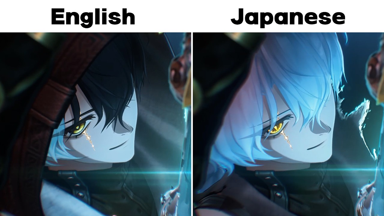 Jingran battle voicelines EN vs JP