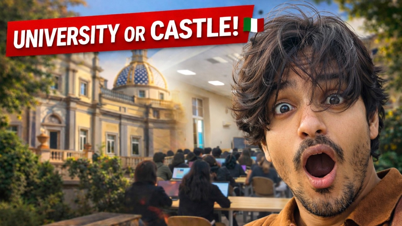 Yeh To Poora Mahal Hai🤯 Italian Campus Vlog🤩