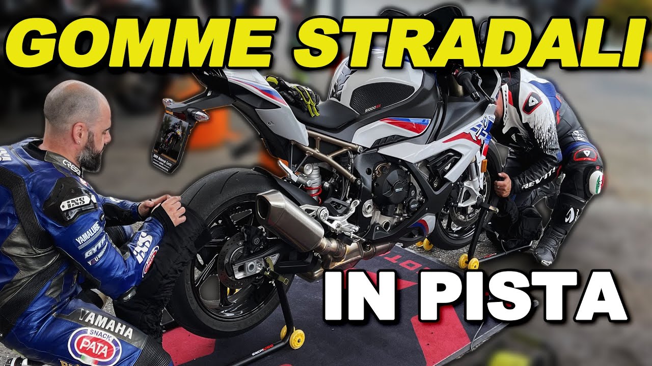 In PISTA con gomme STRADALI  - regolare la PRESSIONE - i primi 3 giri con gomme fredde