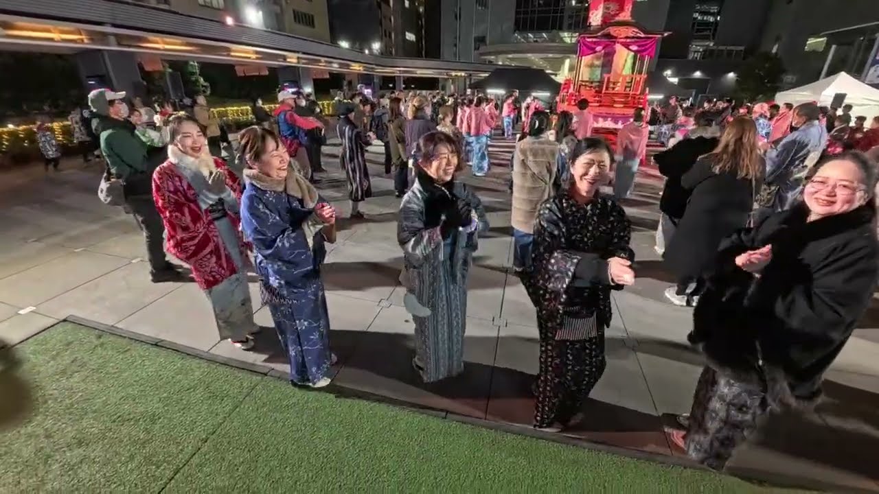 らんまん踊り　赤坂茜彩「江戸盆踊り」21　2026年3月8日　TBS赤坂サカス広場　東京都港区