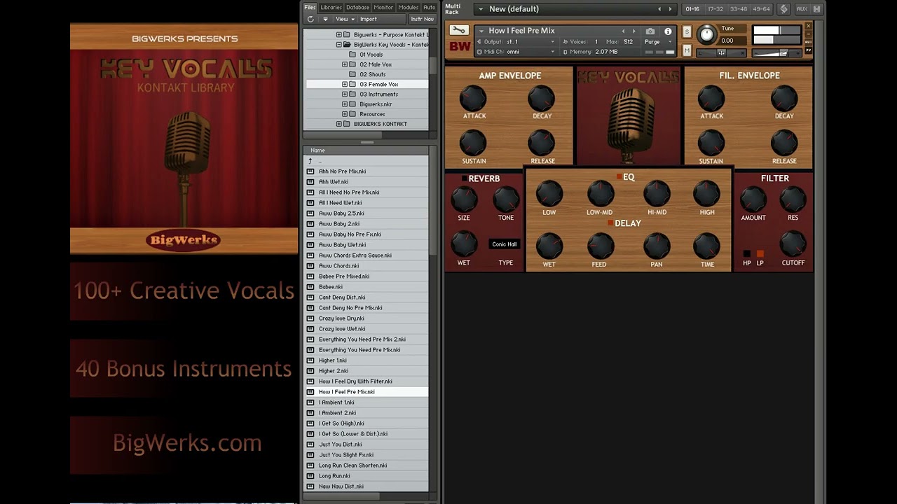 TAURUS   Key Vocals Demo