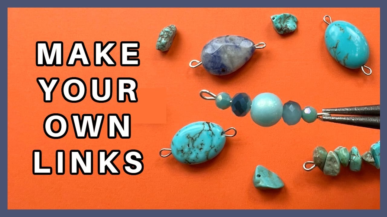 How to make your own CONNECTORS & LINKS from beads