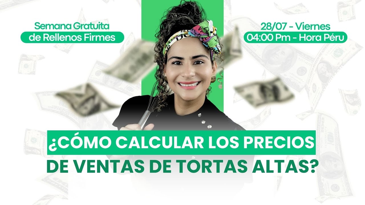Cómo Calcular Los Precios de Ventas de Tortas Altas?