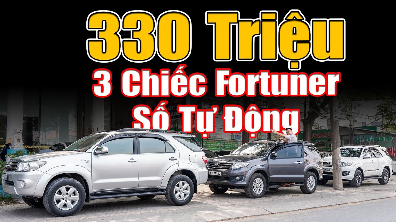 Chỉ Từ 330 Triệu Có Ngay Bộ 3 Fortuner Số Tự Động Từ Bản Thường Đến Bản Đặc Biệt @Autophapanh
