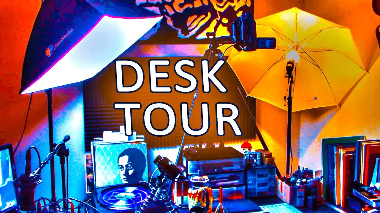DESK TOUR: How I Make My Videos and Where I Keep My Art Supplies