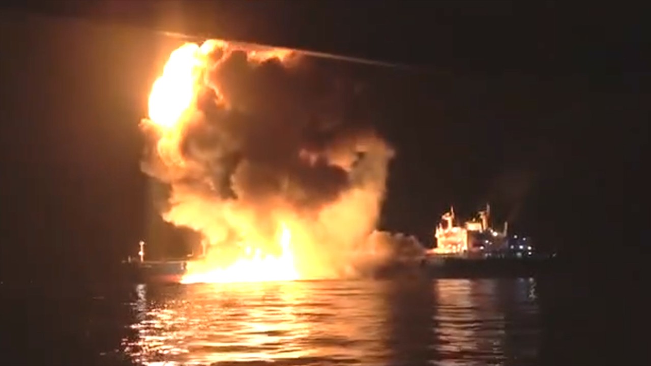 Iran's naval drone strike on tanker Safesea Vishnu