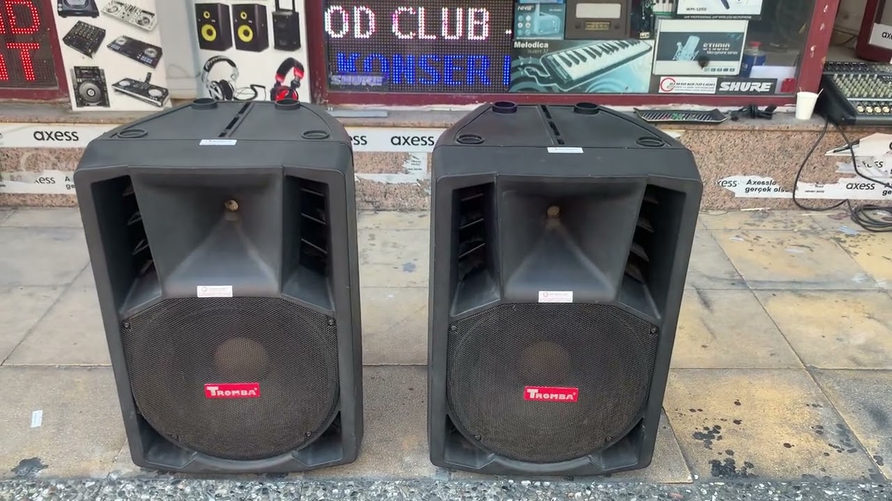 TROMBA MS 381 PASSIVE Speaker By DJ MAD SOUND LIGHT SYSTEM MARMARİS TÜRKİYE