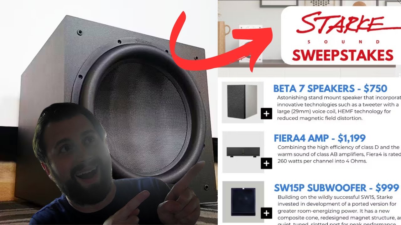 Starke Sound SW15 Subwoofer | Insane Value For The Money + Giveaway | HTR Talk