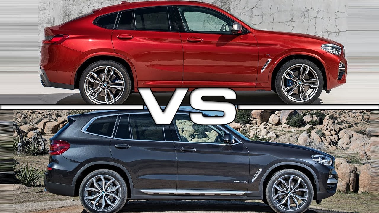 2019 BMW X4 vs 2018 BMW X3