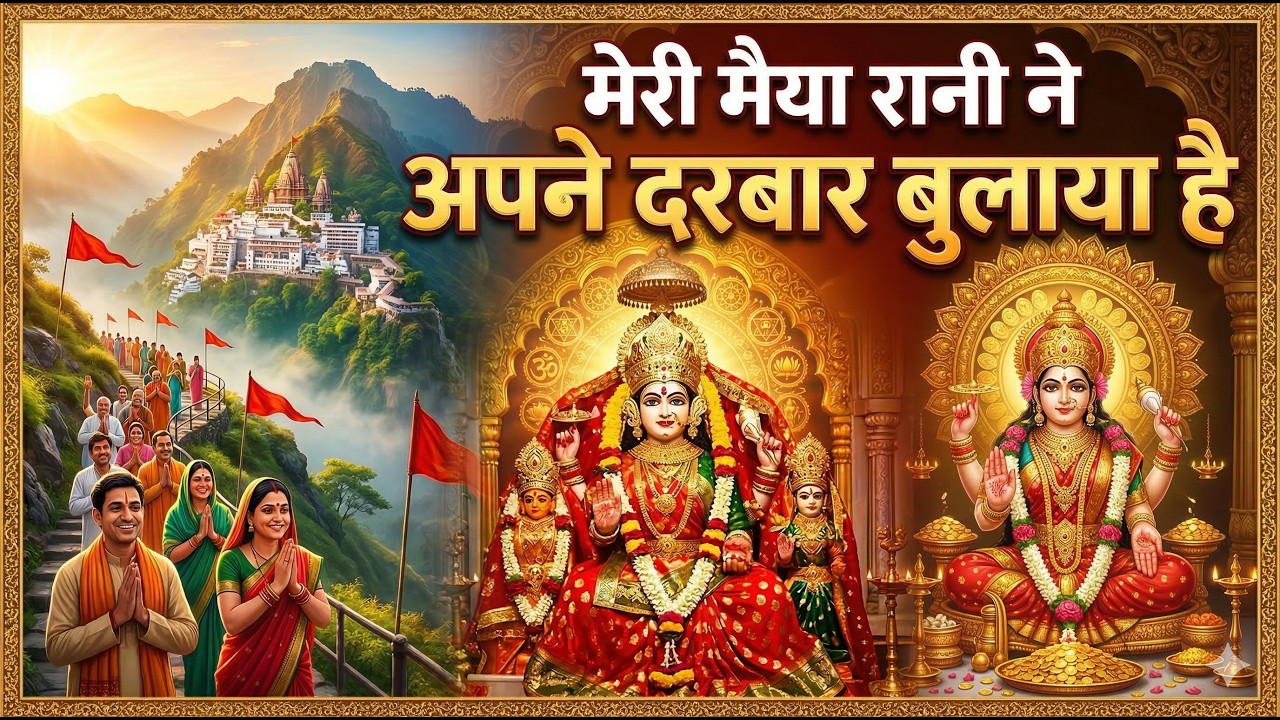 मेरी मैया रानी ने अपने दरबार बुलाया है 🙏 | Vaishno Devi Bhajan | Maa Sherawali