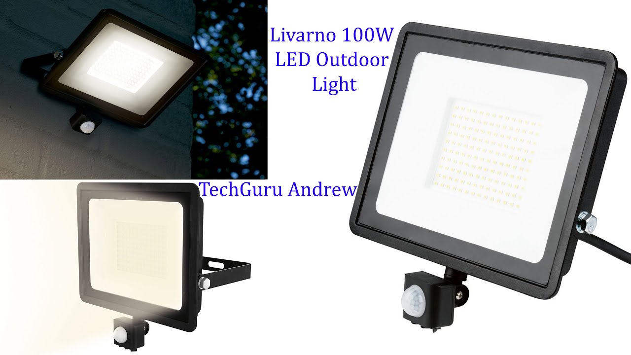 Livarno Home 100W LED Outdoor Light LSLB 100 A2 TESTING