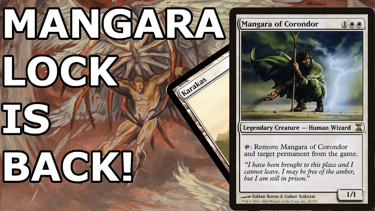 THE MANGARA LOCK RETURNS- 60 Card Mono White D&T (Legacy Death and Taxes MTG)