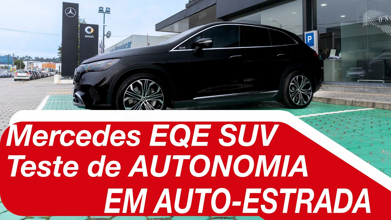 Mercedes EQE SUV 350+ 105kWh: Prova da AUTONOMIA em auto-estrada