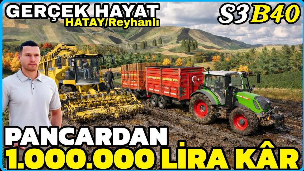ŞEKER PANCARINDAN 1.000.000 LİRA KÂR ETTİM🔸️İNEKLERİMİ SATTIM🔸️FS25 GERÇEK HAYAT HATAY