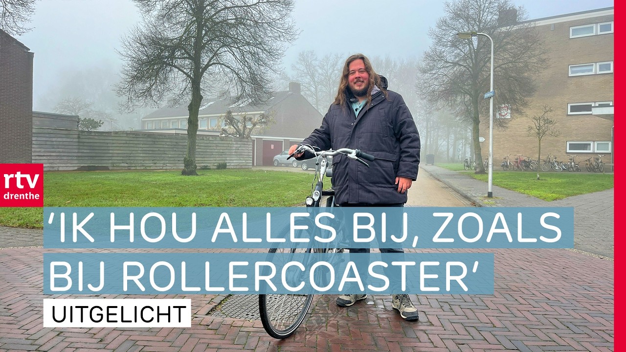 Van RollerCoaster Tycoon naar Meppel: Marcel fietst door alle straten van zijn stad | RTV Drenthe