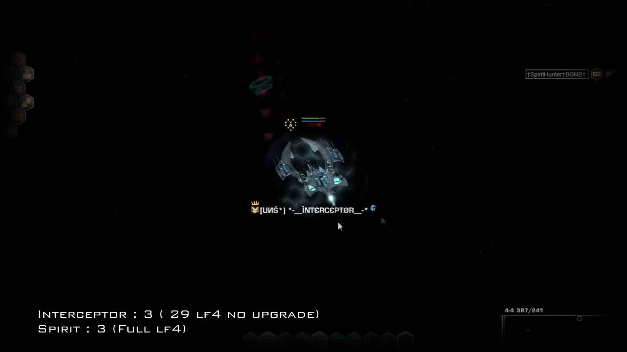 Darkorbit  [ 1v1] Interceptor vs Spirit Hunter GE1 - Interceptor