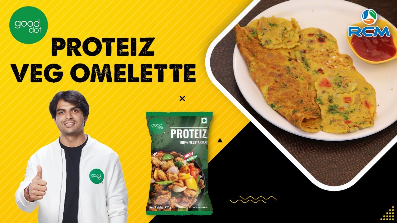 PROTEIZ VEG OMELETTE | LOADED WITH PROTEIN | HEALTHY & TASTY