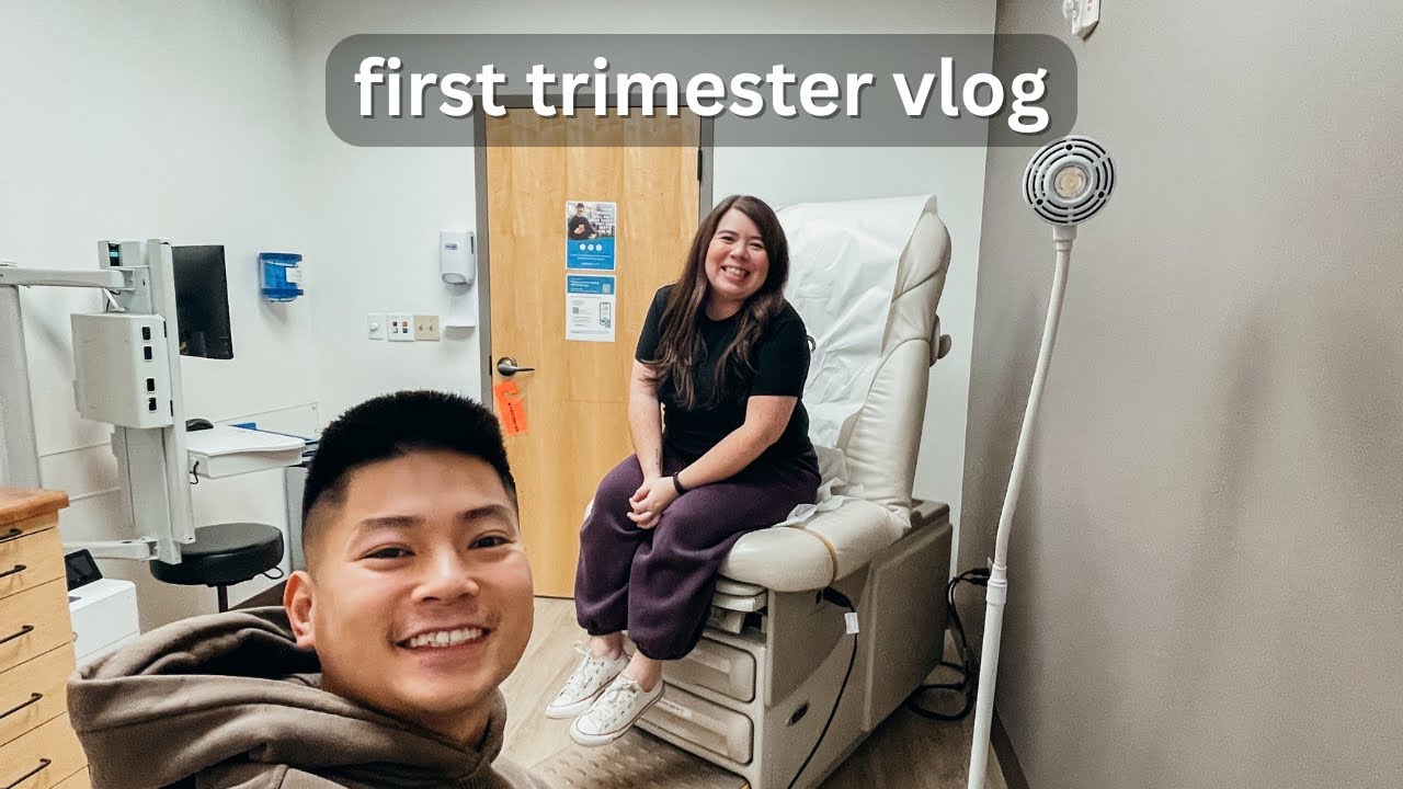 first trimester vlog | first doctor's appointment, symptoms, struggles and more