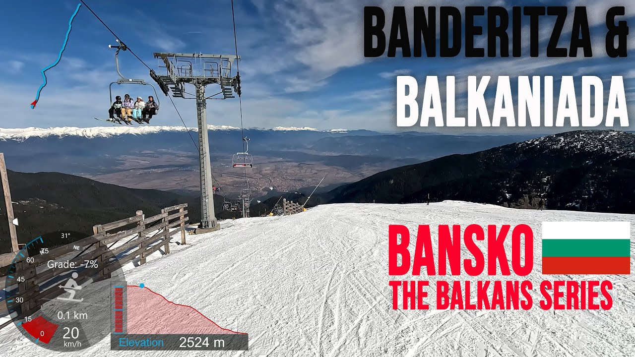 [4K] Skiing Bansko, Banderitza & Balkaniada - The Top Part  - What's Left? Bulgaria, GoPro Hero11