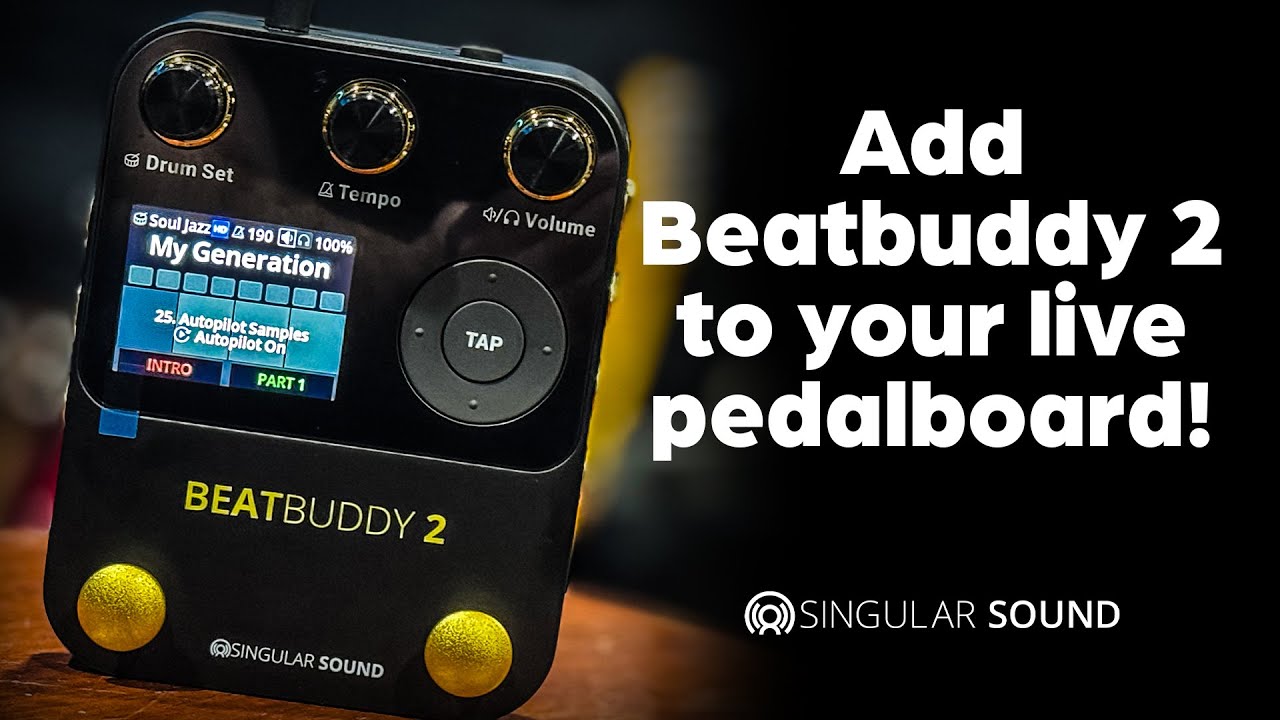 Building a pedalboard with Beatbuddy 2