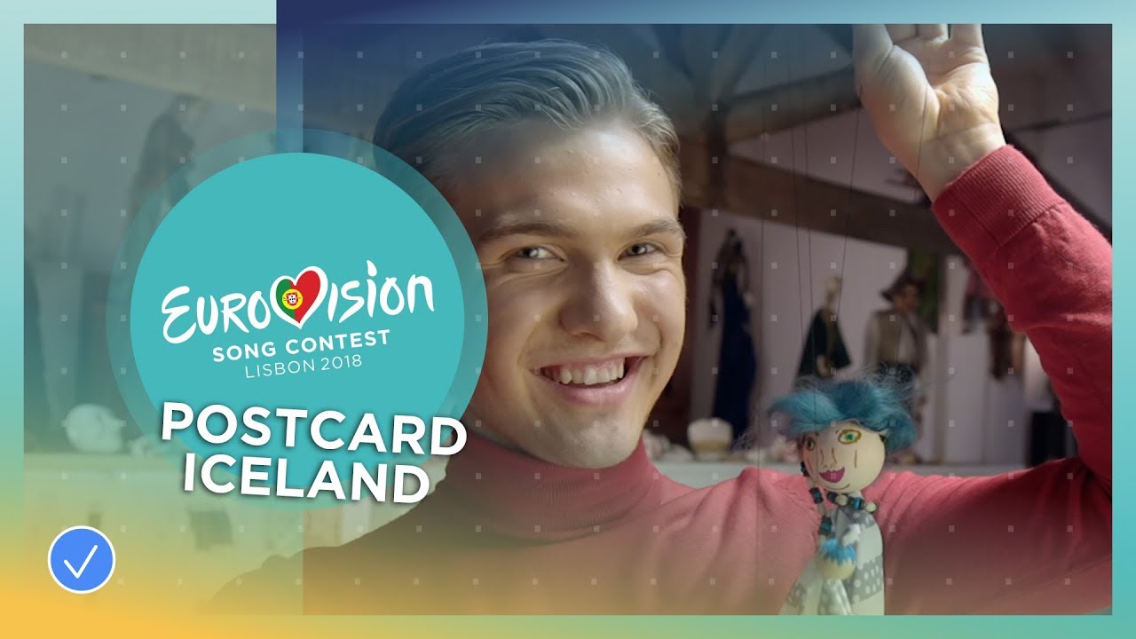 Postcard of Ari &Oacute;lafsson from Iceland - Eurovision 2018