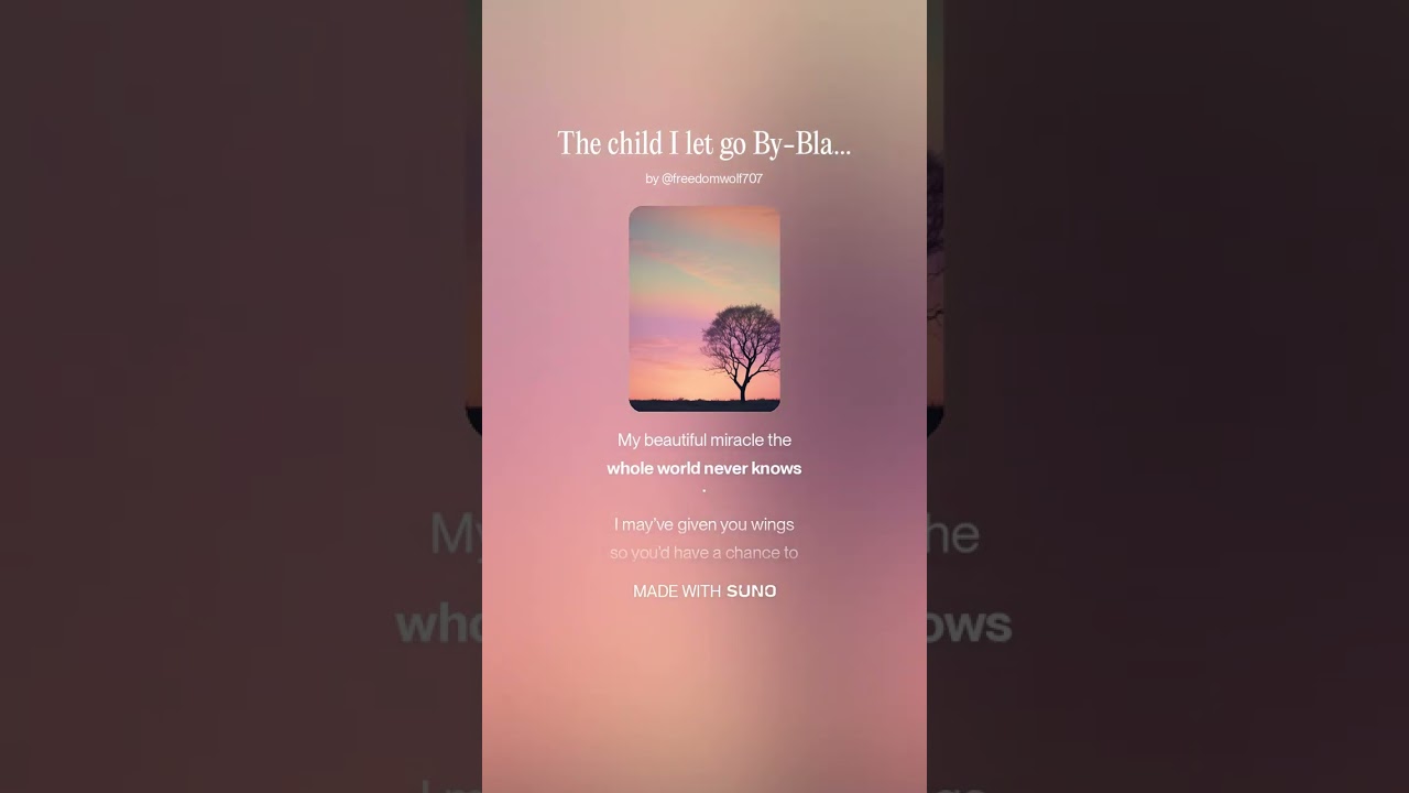 The child I let go By Blaze Reed
