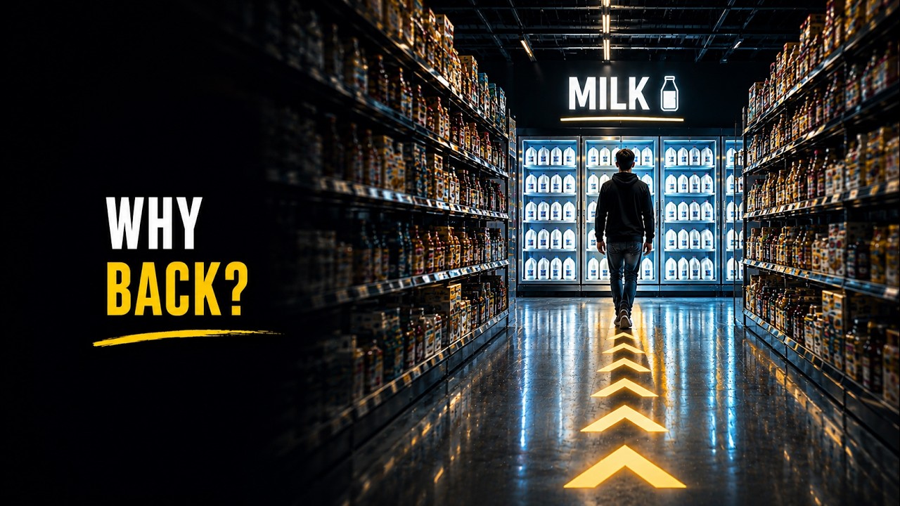 Why Milk Is Always in the Back (And Why You Buy More)