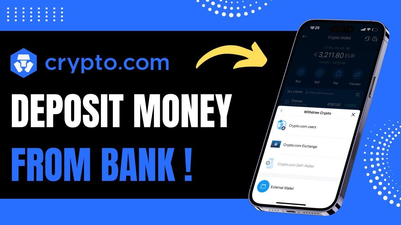 How to Deposit Money to Crypto.com from Bank Account !