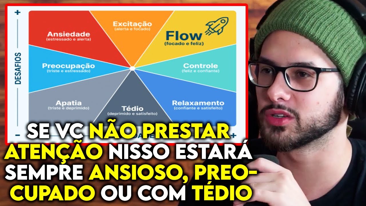 COMO ALCANÇAR O ESTADO DE FLOW (FELICIDADE PLENA) | Lutz Podcast