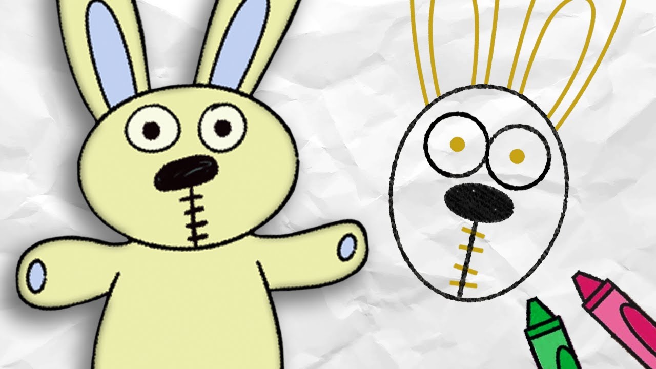 How to Draw Knuffle Bunny | Drawing Videos for Kids 🖍️ | Mo Willems Workshop