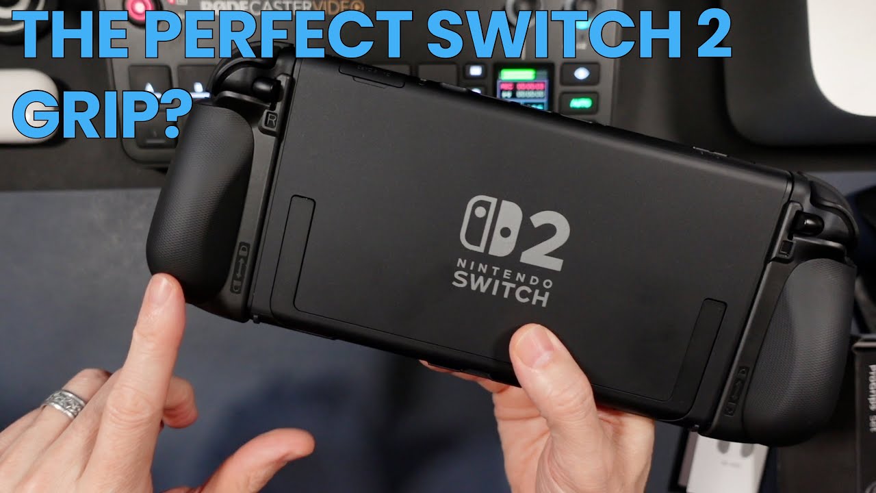 MystiForge Split Grips for the Nintendo Switch 2!  Up close and testing fit in various cases.