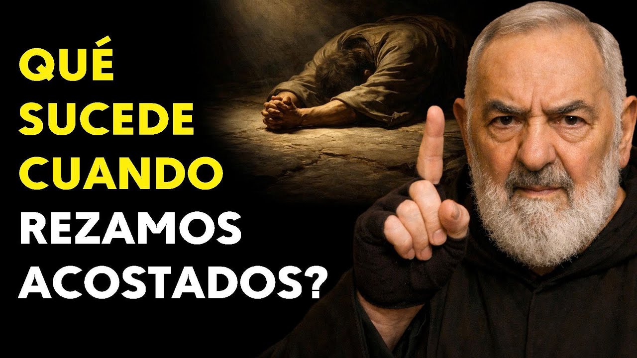 ¿Es pecado rezar acostado? Padre Pío revela la verdad que pocos te dicen
