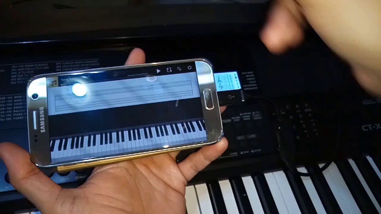 USB MIDI CTx700 ke HP android.