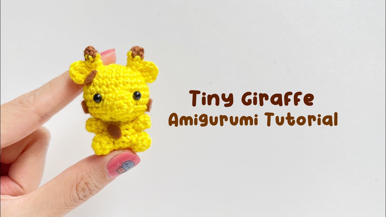 Tiny Giraffe Amigurumi Crochet Tutorial | Step by Step | FREE PATTERN