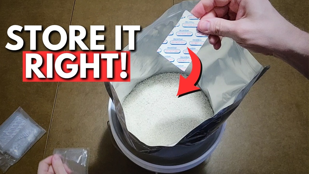 The RIGHT Way To Store Rice Long-Term