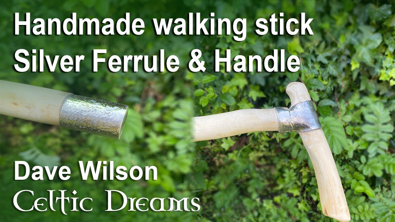 Silver Walking Stick Handle & Ferrule. (How to) 4K