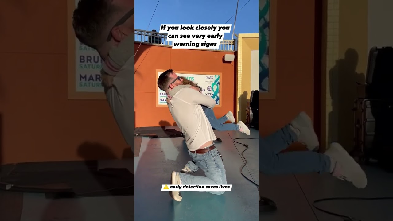 Stroke caught on camera! Early detection saved his life! #stroke #strokesymptoms