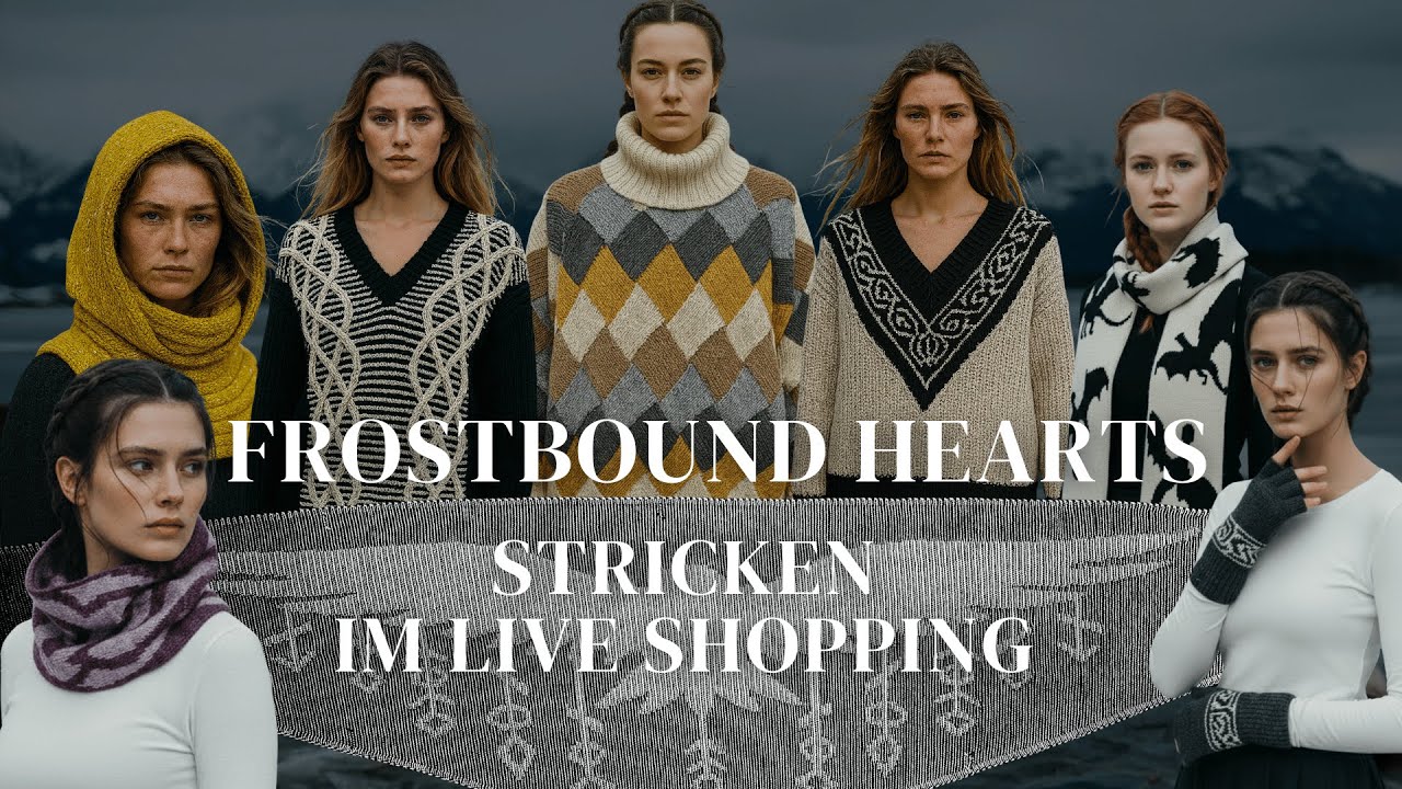 🧶 LIVESHOPPING – Frostbound Hearts Kollektion - Wolle, Stricklust & keltische Strickmuster