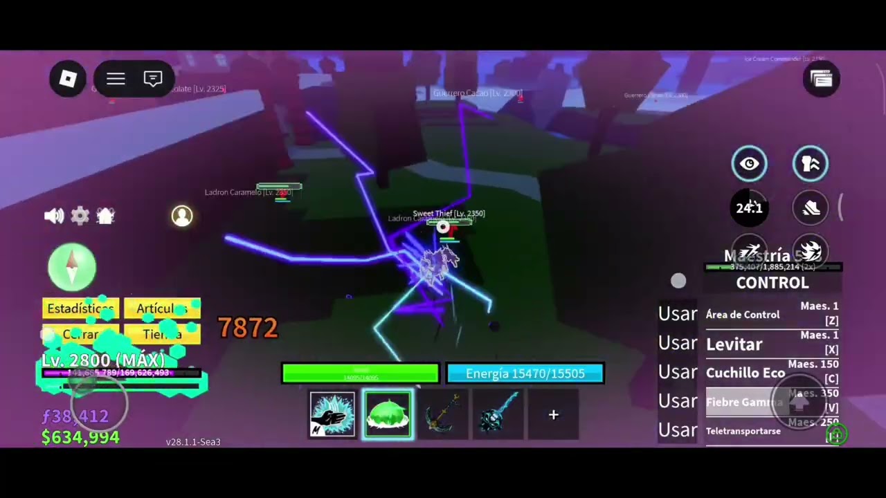 Subiendo la control a mastery 600