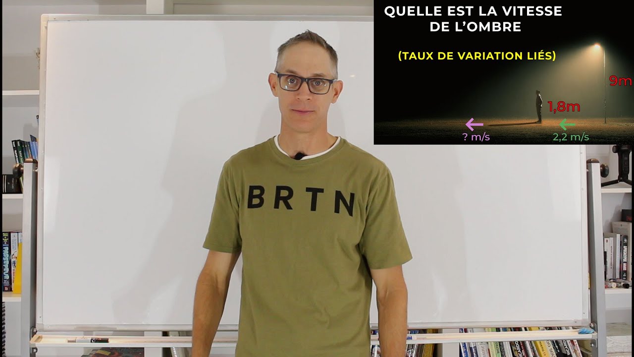 Comprendre rapidement la notion de Taux de variation liés en Calcul différentiel