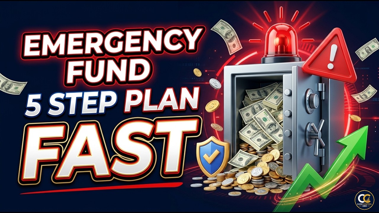 The 5-Step Plan to Build Your Emergency Fund FAST #emergencyfund