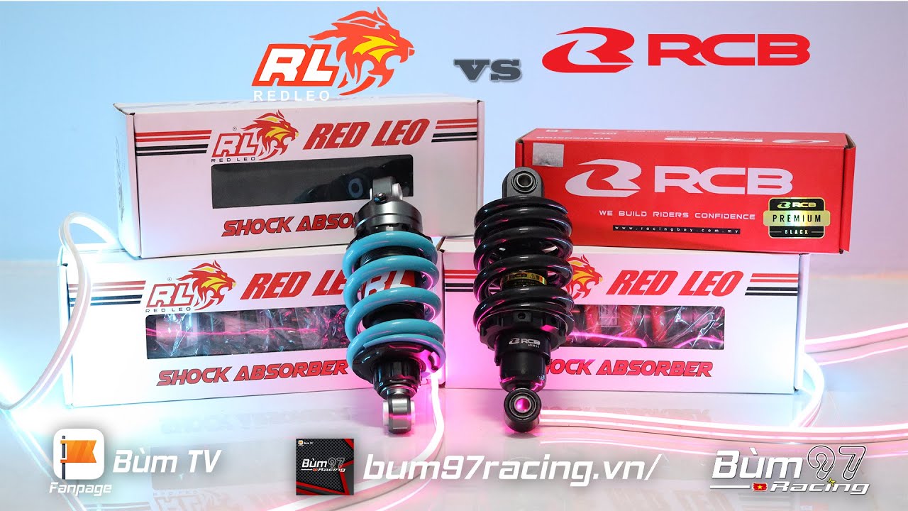 Phuộc Sau Phân Khúc 1 Triệu Đồng Rất Đáng Mua | So Sánh Phuộc RCB Vs REDLEO | Bùm TV