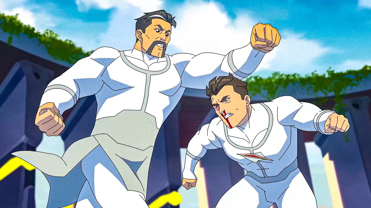 Young Omni-Man Fights His Parents on Viltrum | Invincible Season 4